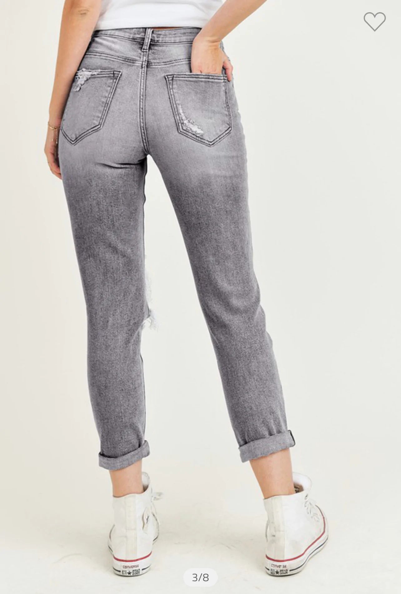 Girls Grey MOM Jeans – BeLoved Boutique